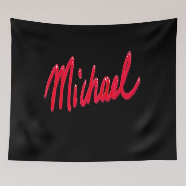 Item preview, Michael name in red Top 10 best personalized gifts boys named Michael designed and sold by Artonmytee.