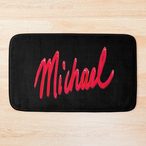 Item preview, Michael name in red Top 10 best personalized gifts boys named Michael designed and sold by Artonmytee.