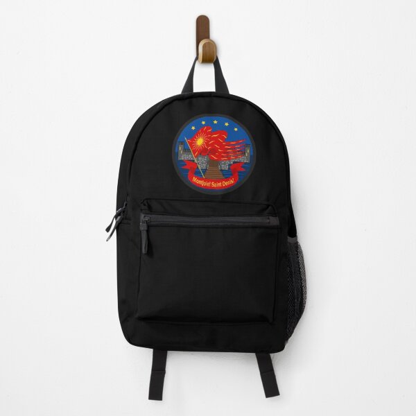 Item preview, Emblem with French Oriflamme and medieval battle-cry designed and sold by AsahiNoAme.