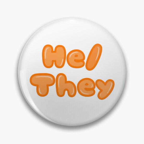 Item preview, He / They Pronouns - Bubble  designed and sold by cherrynat1.