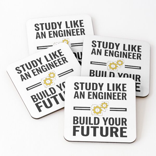 Item preview, Study Like an Engineer - Build Your Future - Engineering Motivation designed and sold by Amr Darwish Graphic designer.