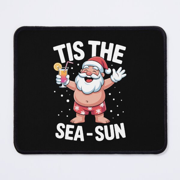 Item preview, Tis The Sea Sun Santa Christmas in July Santa Summer designed and sold by TrinaEspinoza.