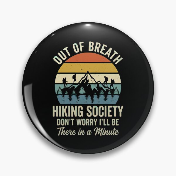 Item preview, Out Of Breath Hiking Society designed and sold by dudelinart.