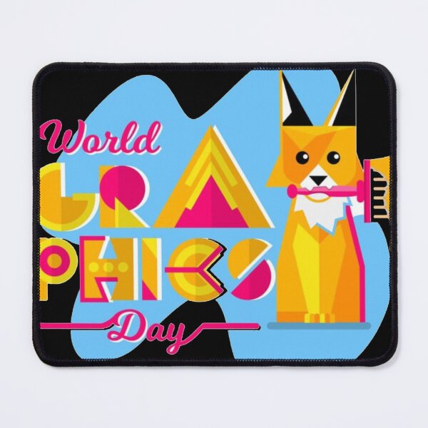 Item preview, World Graphics Day - Geometric Fox Artist Design designed and sold by GenZFashion000.