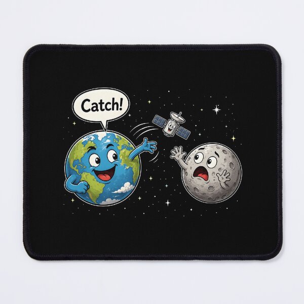 Item preview, Earth Moon Space Exploration Science designed and sold by zoes-ink.