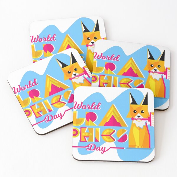 Item preview, World Graphics Day - Geometric Fox Artist Design designed and sold by GenZFashion000.