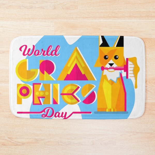 Item preview, World Graphics Day - Geometric Fox Artist Design designed and sold by GenZFashion000.