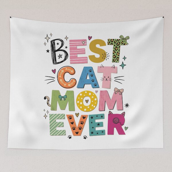 Item preview, Best Cat Mom Ever Funny Vintage Cat Lover Mother's Day designed and sold by SecretDicer.