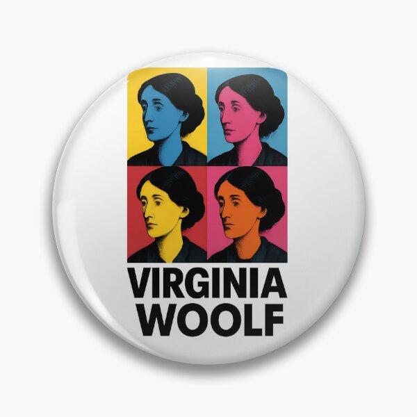Item preview, Virginia Woolf Colorful Pop Art Icon Portrait designed and sold by Abyswit.