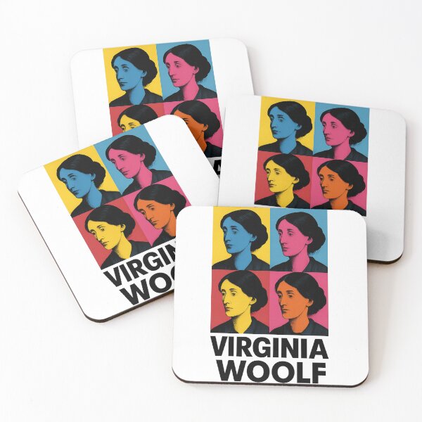 Item preview, Virginia Woolf Colorful Pop Art Icon Portrait designed and sold by Abyswit.