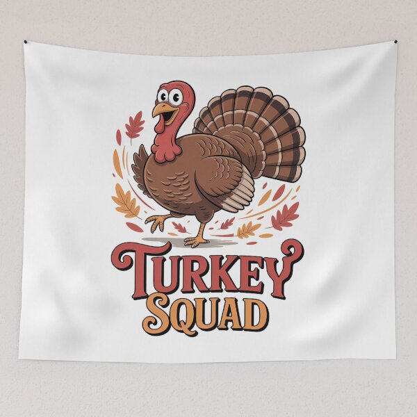 Item preview, Turkey Squad Thanksgiving Autumn Family designed and sold by TyraYoung.