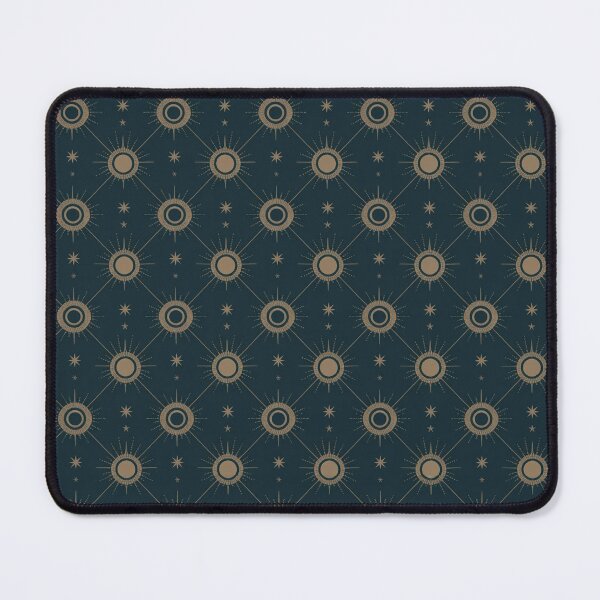 Item preview, Art Deco Celestial Sunburst Pattern – Gold Navy Gatsby Seamless Design designed and sold by Tamas Das.