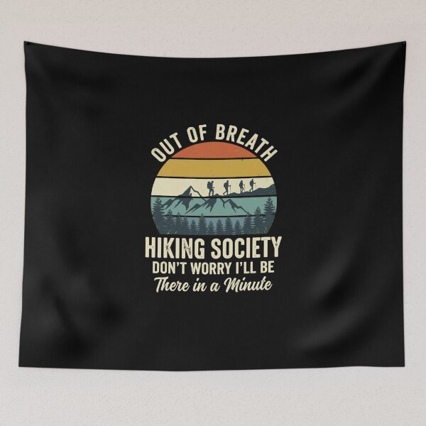 Item preview, Out Of Breath Hiking Society designed and sold by dudelinart.