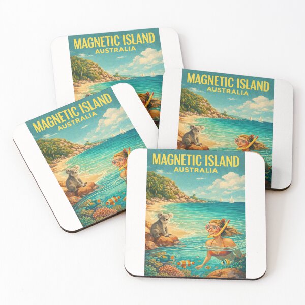 Item preview, Magnetic Island Great Barrier Reef Queensland Townsville Coral Sea Australia designed and sold by Places On Earth.