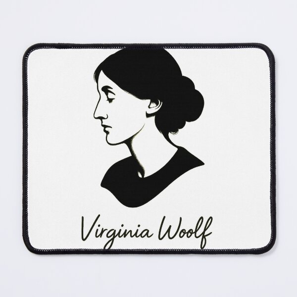 Item preview, Virginia Woolf Minimalist Silhouette Line Art designed and sold by Abyswit.