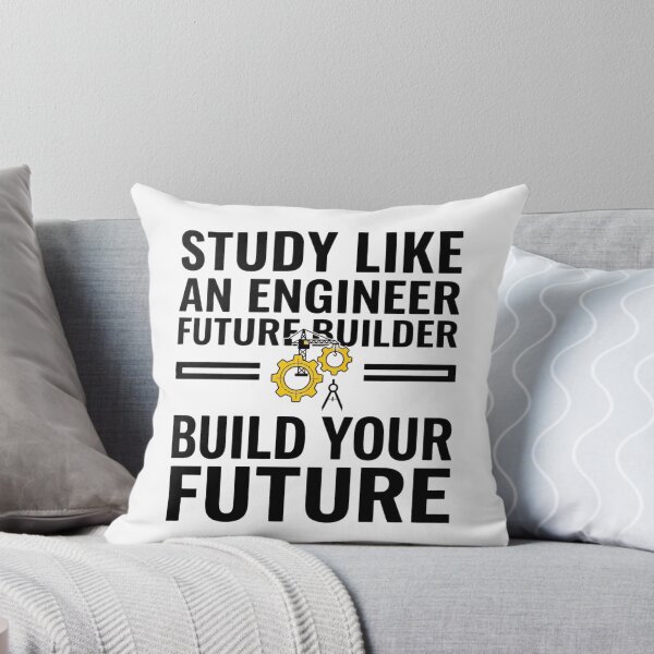 Item preview, Study Like an Engineer - Future Builder - Construction & Design designed and sold by Amr Darwish Graphic designer.