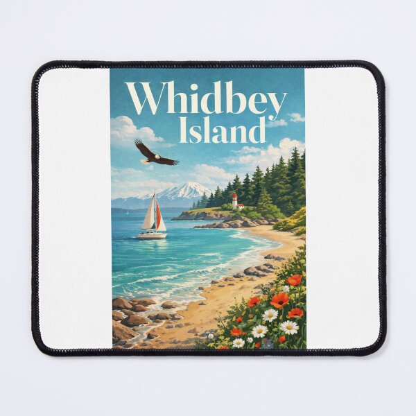 Item preview, Whidbey Island Puget Sound Washington Deception Pass Olympic Peninsula Coast designed and sold by Places On Earth.