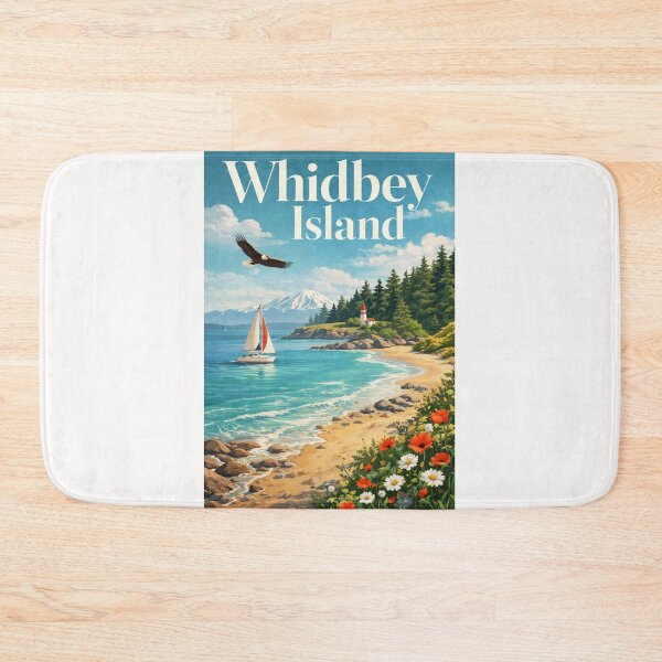 Item preview,  Whidbey Island Puget Sound Washington Deception Pass Olympic Peninsula Coast designed and sold by Places On Earth.