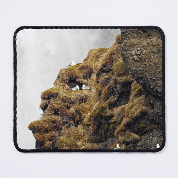 Item preview, Birds sitting near to waterfall in Iceland designed and sold by AsahiNoAme.