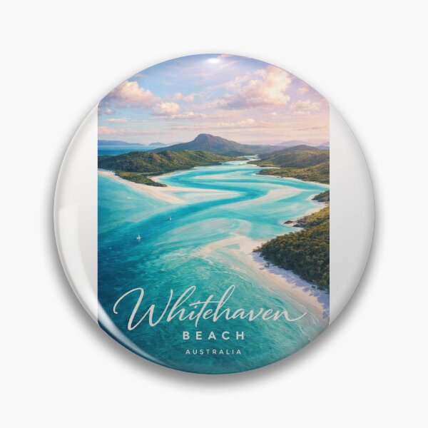 Item preview, Whitehaven Beach Whitsunday Islands Queensland Great Barrier Reef Australia designed and sold by Places On Earth.