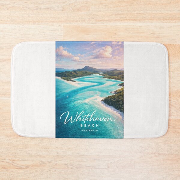 Item preview, Whitehaven Beach Whitsunday Islands Queensland Great Barrier Reef Australia designed and sold by Places On Earth.