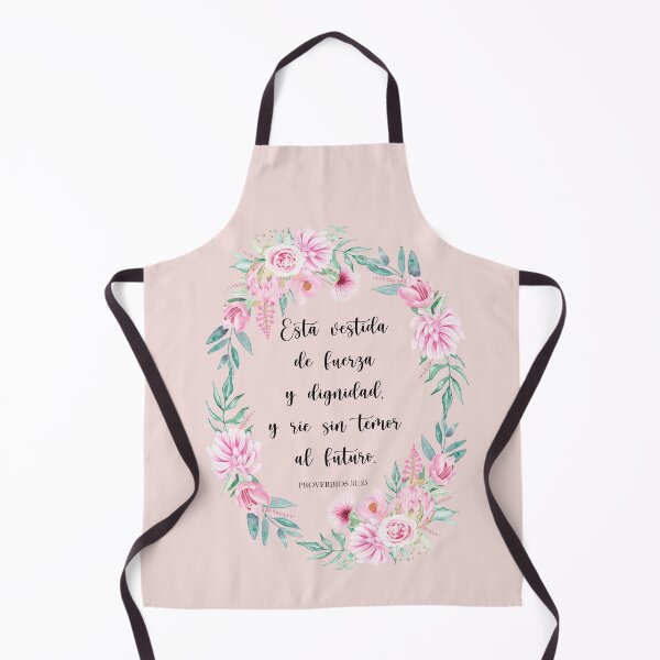 Item preview, Proverbios 31:25 – Está vestida de fuerza y dignidad | Versículo Bíblico Floral | Mujer de Fe designed and sold by latiendadearyam.