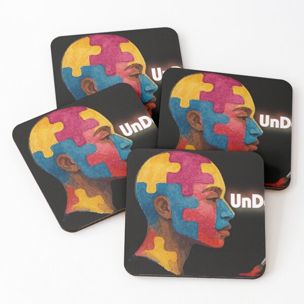 Item preview, The Puzzled abstract face  designed and sold by Adanne Chukwudi.