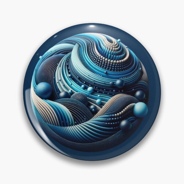 Item preview, Infinite Flow – Hypnotic 3D Abstract Orb designed and sold by EchoWave11.