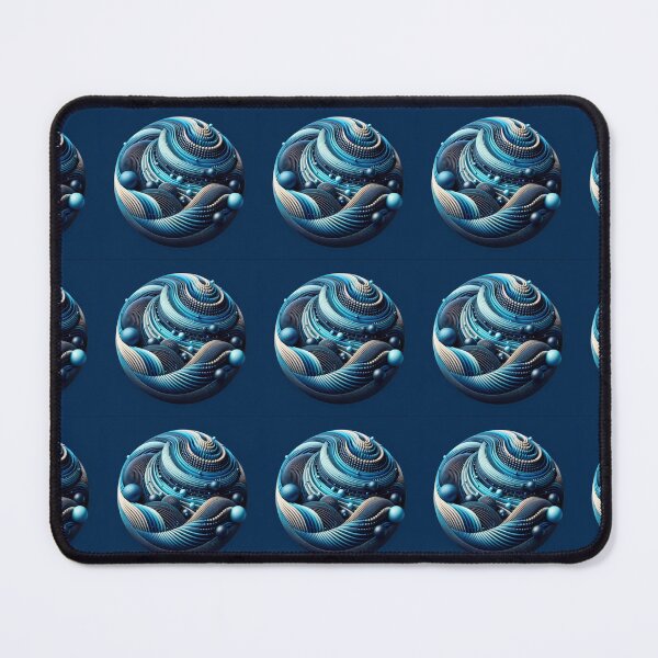 Item preview, Infinite Flow – Hypnotic 3D Abstract Orb designed and sold by EchoWave11.