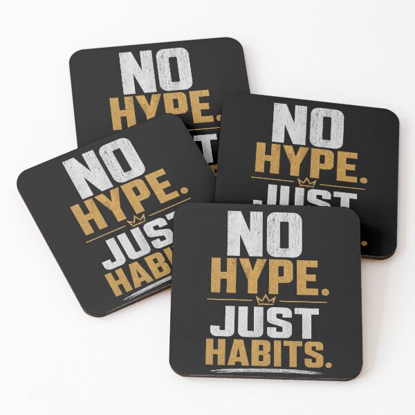 Item preview, No Hype Just Habits – Real Discipline Lifestyle Design designed and sold by the-dovlat.
