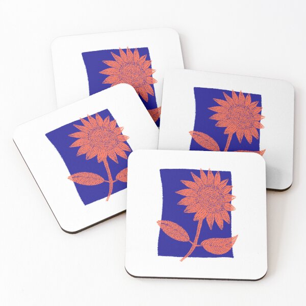 Item preview, Sunflower linocut style designed and sold by Bohe.mie.an.