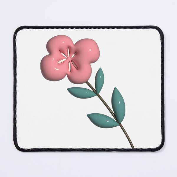 Item preview, Glossy 3D Pink Flower Bubble Art designed and sold by Sashka-.