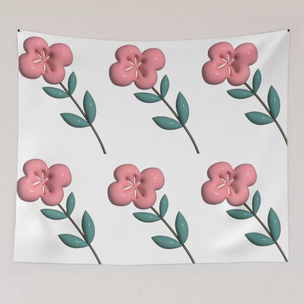 Item preview, Glossy 3D Pink Flower Bubble Art designed and sold by Sashka-.