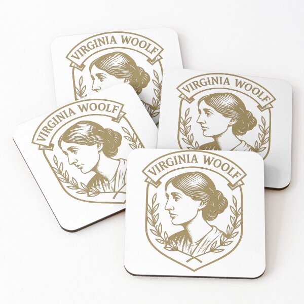 Item preview, Virginia Woolf Classic Gold Literary Emblem designed and sold by Abyswit.