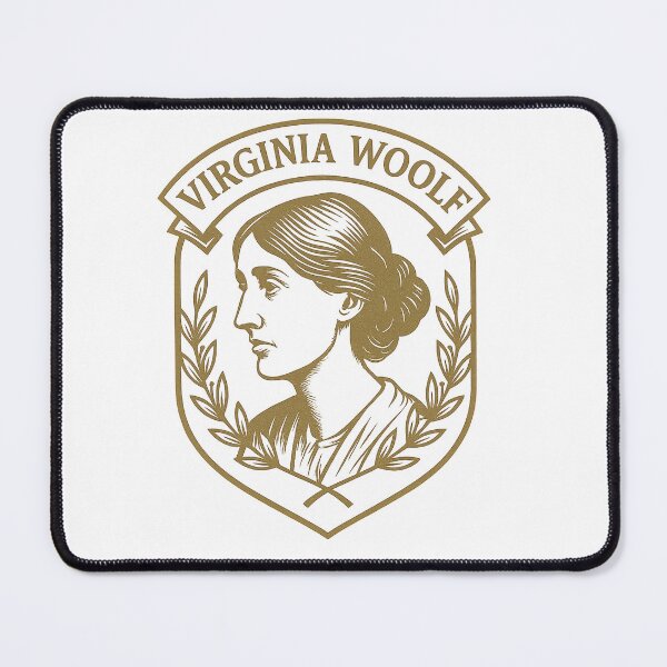 Item preview, Virginia Woolf Classic Gold Literary Emblem designed and sold by Abyswit.