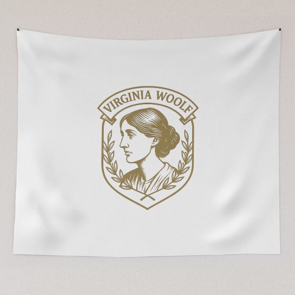 Item preview, Virginia Woolf Classic Gold Literary Emblem designed and sold by Abyswit.