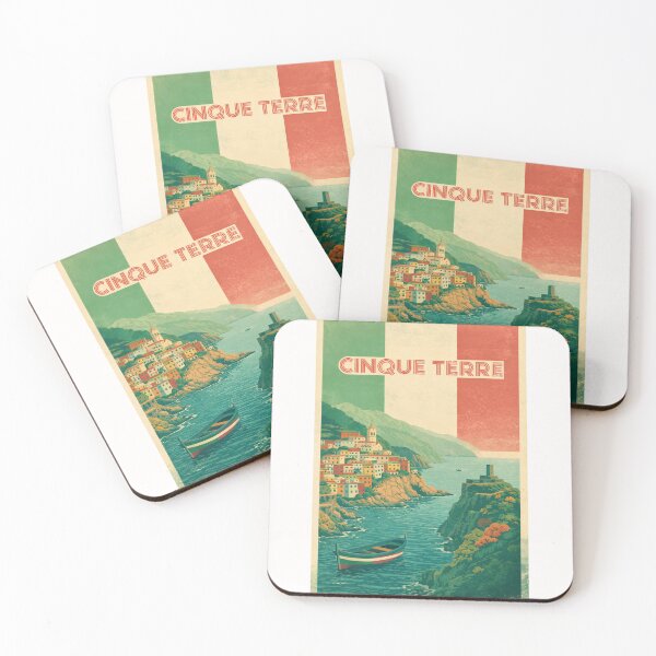 Item preview,  Cinque Terre Liguria Italian Riviera Monterosso Vernazza Coastal Villages designed and sold by Places On Earth.