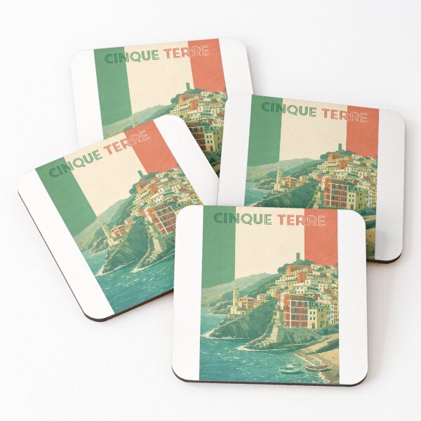 Item preview, Cinque Terre Liguria Italian Riviera Vernazza Riomaggiore Cliffside Coastline designed and sold by Places On Earth.