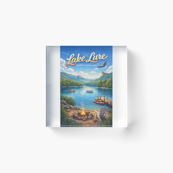 Item preview, Lake Lure North Carolina Blue Ridge Mountains Chimney Rock State Park designed and sold by Places On Earth.