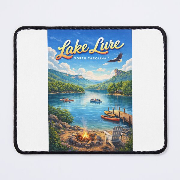 Item preview, Lake Lure North Carolina Blue Ridge Mountains Chimney Rock State Park designed and sold by Places On Earth.