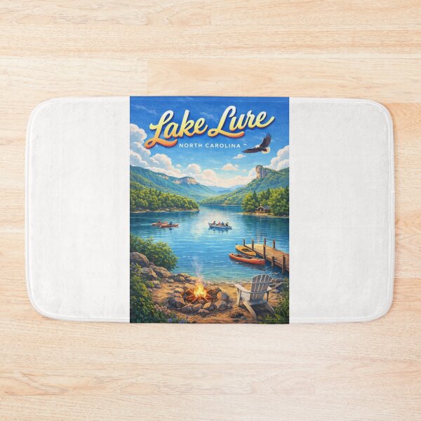 Item preview, Lake Lure North Carolina Blue Ridge Mountains Chimney Rock State Park designed and sold by Places On Earth.