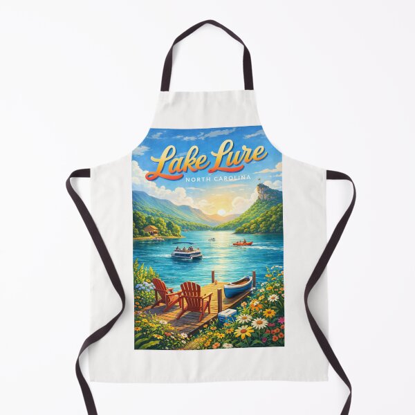 Item preview, Lake Lure North Carolina Blue Ridge Mountains Chimney Rock Sunset Waters designed and sold by Places On Earth.