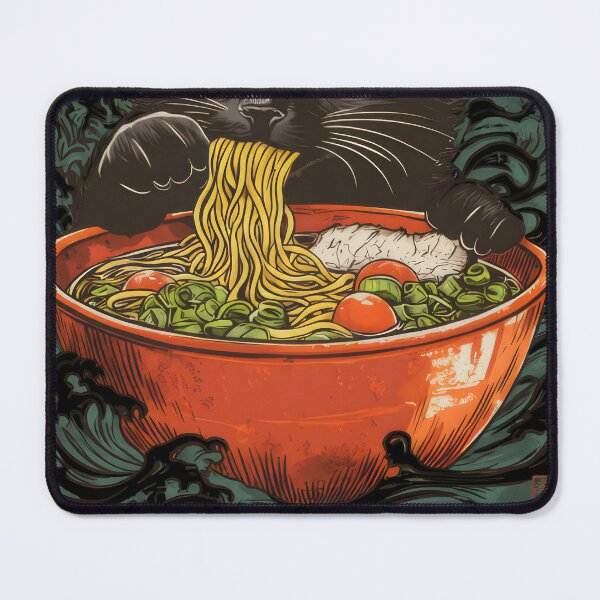 Item preview, Ramen Japan Cat #991 designed and sold by triglavis-art.