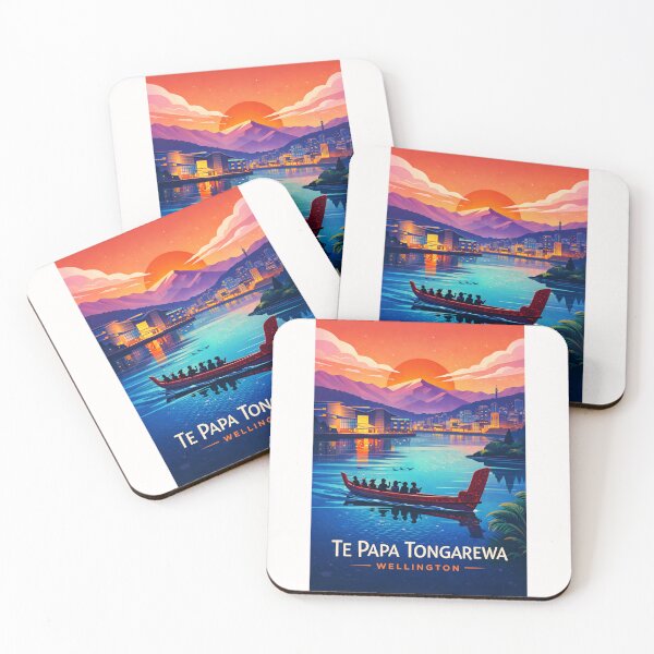 Item preview, Te Papa Tongarewa Wellington New Zealand Museum Waterfront Cityscape designed and sold by Places On Earth.