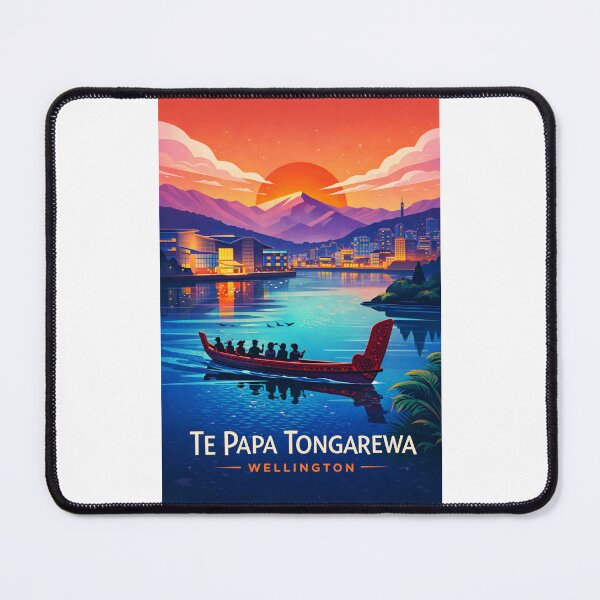 Item preview, Te Papa Tongarewa Wellington New Zealand Museum Waterfront Cityscape designed and sold by Places On Earth.