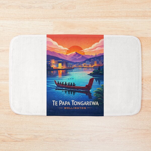 Item preview, Te Papa Tongarewa Wellington New Zealand Museum Waterfront Cityscape designed and sold by Places On Earth.