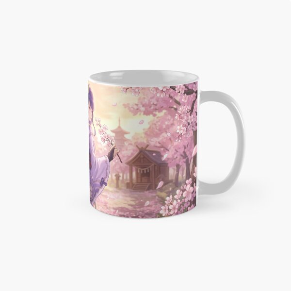 Item preview, Raiden Shogun // Genshin Impact Illustration - Sakura Anime Girl Cherry Blossom Aesthetic Art designed and sold by Astraphyllia.