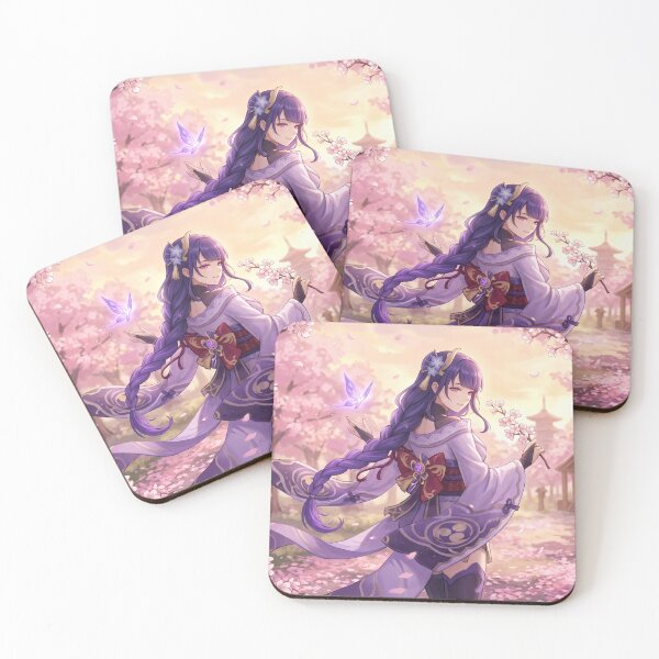 Item preview, Raiden Shogun // Genshin Impact Illustration - Sakura Anime Girl Cherry Blossom Aesthetic Art designed and sold by Astraphyllia.