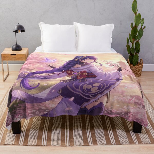 Item preview, Raiden Shogun // Genshin Impact Illustration - Sakura Anime Girl Cherry Blossom Aesthetic Art designed and sold by Astraphyllia.