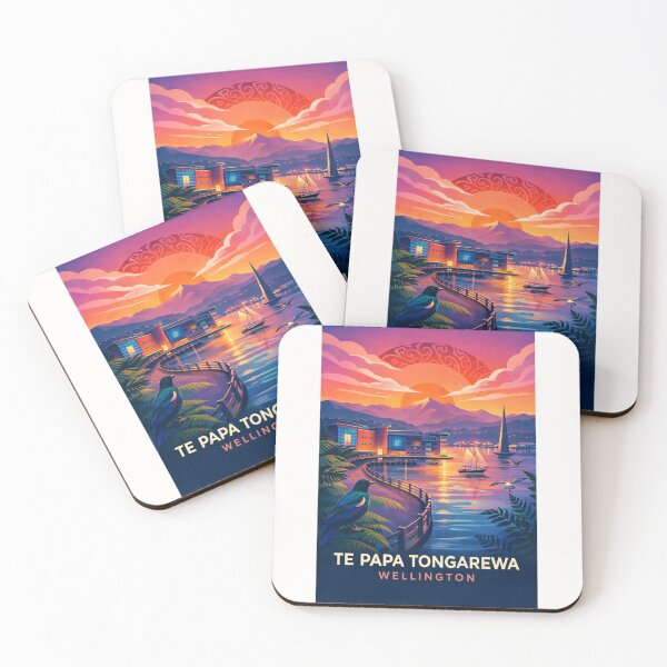 Item preview, Te Papa Tongarewa Wellington New Zealand Harbour Skyline Mount Victoria designed and sold by Places On Earth.